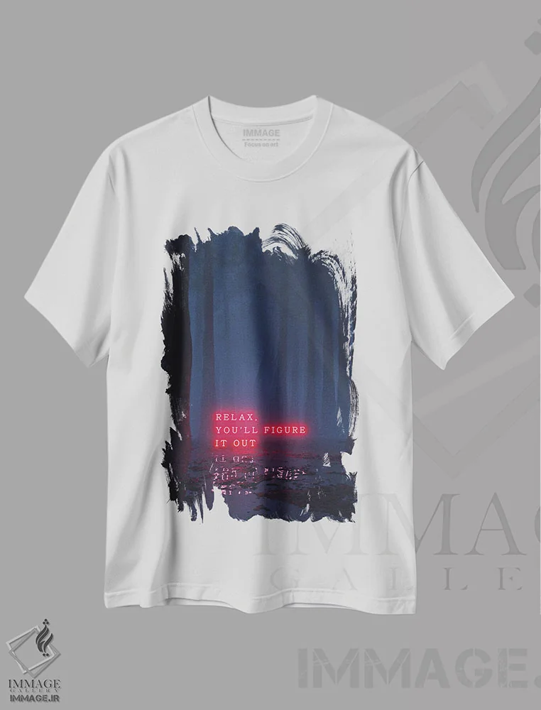 تیشرت سفید طرح دار خوش بینی، دکوراسیون جایگزین اثر داوانش آتری | immage.ir