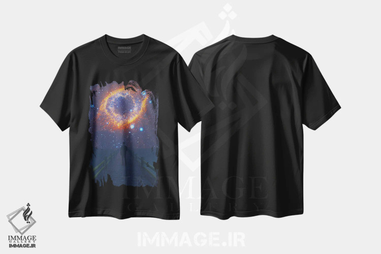 تیشرت مشکی طرح دار چشم، دکوراسیون جایگزین اثر داوانش آتری | immage.ir
