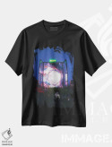 تیشرت مشکی طرح دار رویاهای چشم باز، هنر دیجیتال اثر داوانش آتری | immage.ir