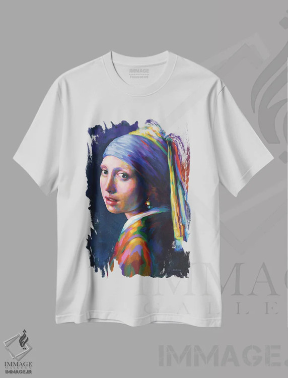 تیشرت سفید طرح دار آثار لئون دوونیس - فروشگاه ایماژ