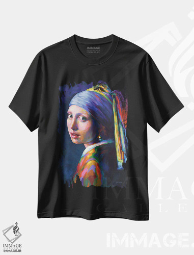 تیشرت مشکی طرح دار آثار لئون دوونیس - immage.ir