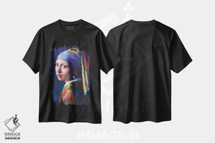 تیشرت مشکی طرح دار آثار لئون دوونیس - immage.ir
