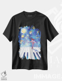 تیشرت مشکی طرح دار آثار لئون دوونیس - فروشگاه ایماژ