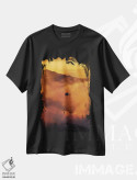 تیشرت مشکی طرح دار آثار دیوید وال - فروشگاه ایماژ