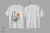 تیشرت سفید طرح دار دوچرخه سواری بهاری، دکور معاصر اثر داگوود پورتفولیو | immage.ir