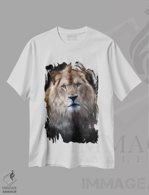 تیشرت سفید طرح دار ندی دی، هنر فاخر معاصر اثر دیوید وولَن | immage.ir