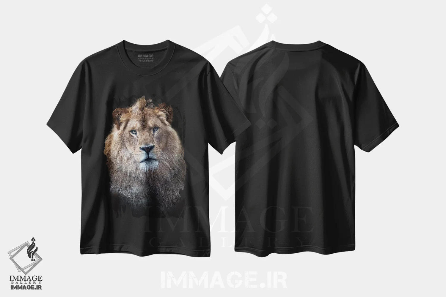 تیشرت مشکی طرح دار ندی دی، هنر فاخر معاصر اثر دیوید وولَن | فروشگاه ایماژ