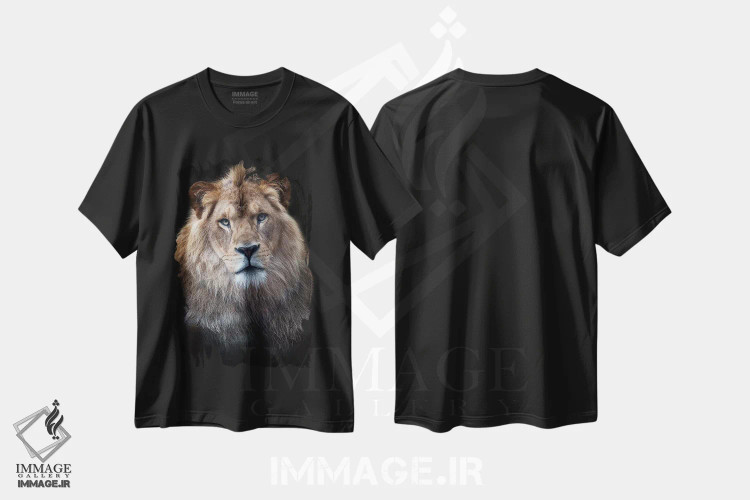 تیشرت مشکی طرح دار ندی دی، هنر فاخر معاصر اثر دیوید وولَن | فروشگاه ایماژ