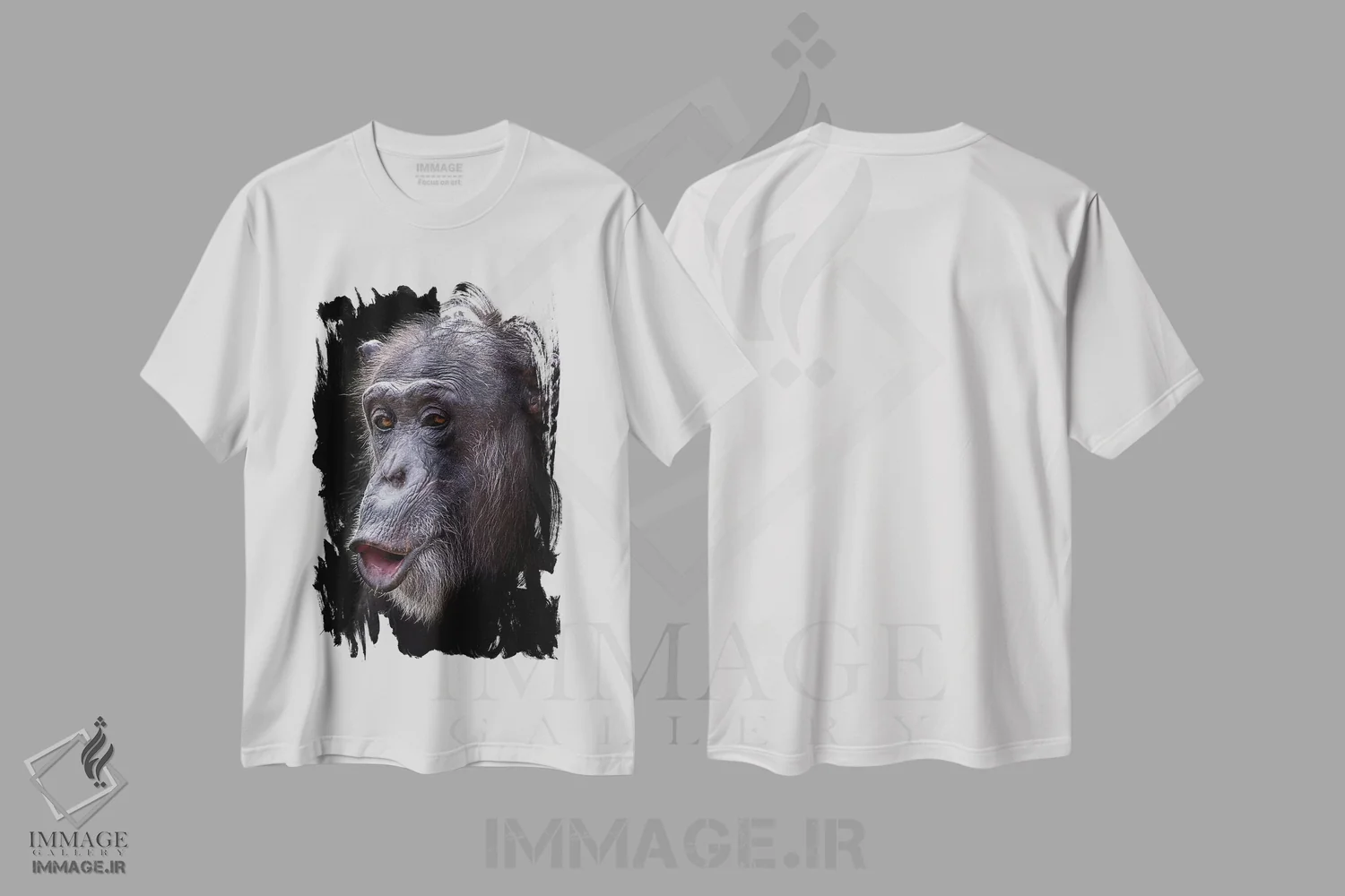 تیشرت سفید طرح دار غافلگیری، هنر فاخر معاصر اثر دیوید وولَن | immage.ir