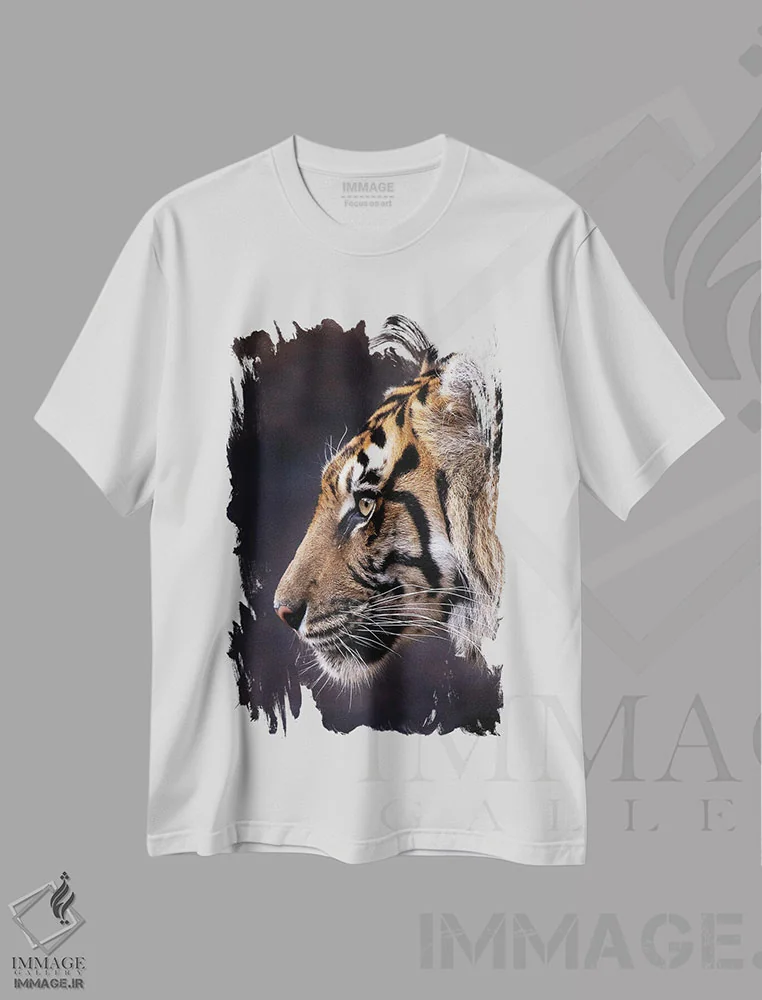 تیشرت سفید طرح دار ایندرا، مدیوم اثر دیوید وولَن | فروشگاه ایماژ