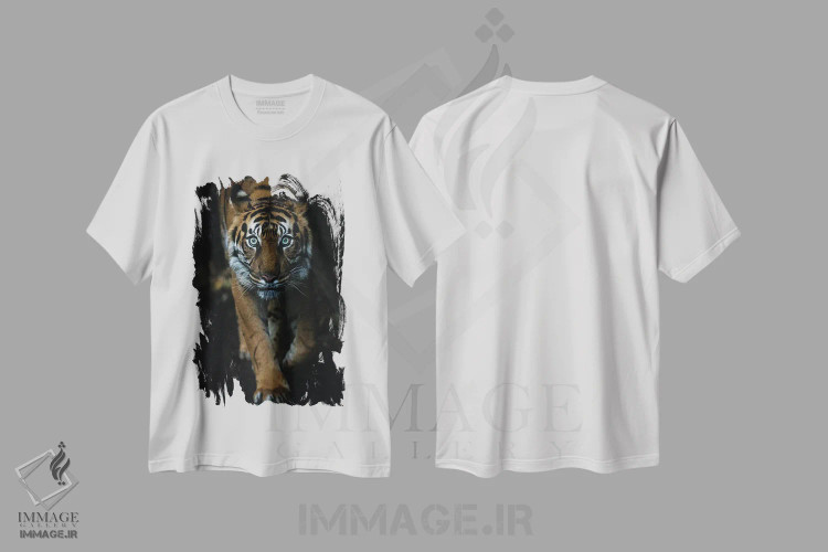 تیشرت سفید طرح دار بینجای، مدیوم اثر دیوید وولَن | immage.ir