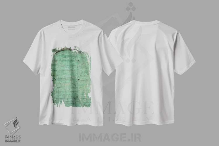 تیشرت سفید طرح دار آثار دبورا وینچستر - immage.ir