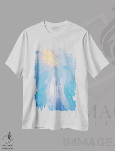 تیشرت سفید طرح دار یخین داغ، مدیوم اثر دارن وایت فوتوگرافی | فروشگاه ایماژ