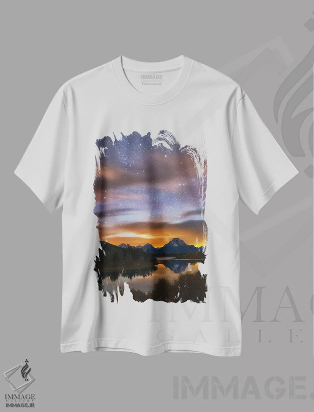 تیشرت سفید طرح دار رؤیای اکس بو، مدیوم اثر دارن وایت فوتوگرافی | فروشگاه ایماژ
