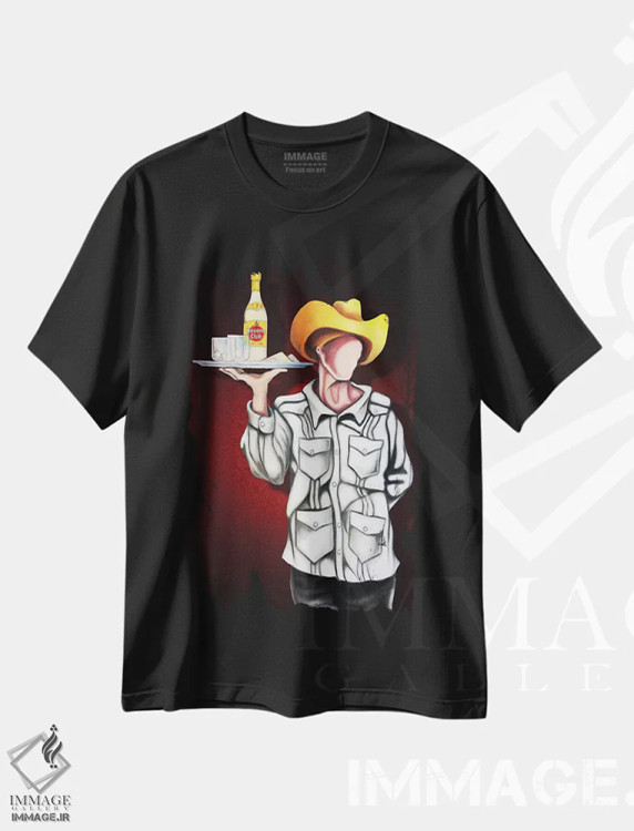 تیشرت مشکی طرح دار باشگاه هاوانا، هنر فاخر معاصر اثر دیکسی میگز | immage.ir