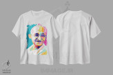 تیشرت سفید طرح دار مهاتما گاندی، دکور آسیایی اثر دایات بانگای | immage.ir