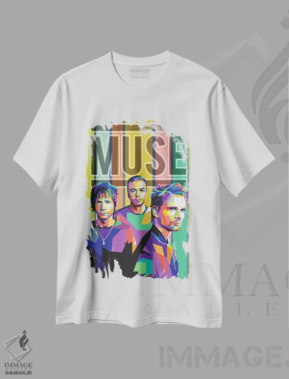 تیشرت سفید طرح دار موس، هنر دیجیتال اثر دایات بانگای | immage.ir