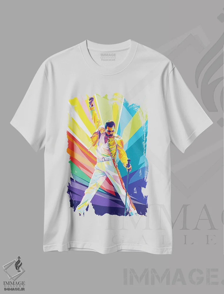 تیشرت سفید طرح دار آره فردی..!!، هنر دیجیتال اثر دایات بانگای | immage.ir