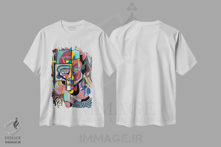 تیشرت سفید طرح دار قوانین و مقررات، هنر فاخر کلاسیک اثر دیلان گیِل | فروشگاه ایماژ