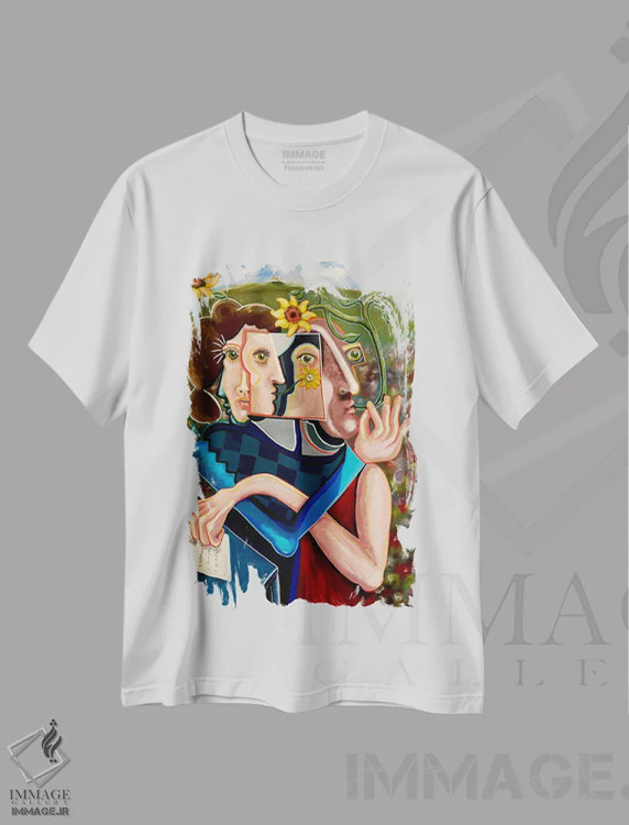 تیشرت سفید طرح دار فهرست آرزوها، هنر فاخر کلاسیک اثر دیلان گیِل | فروشگاه ایماژ