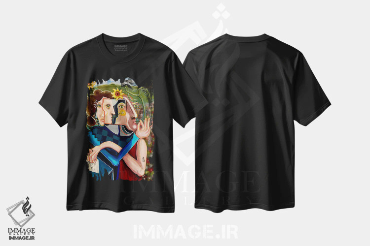 تیشرت مشکی طرح دار فهرست آرزوها، هنر فاخر کلاسیک اثر دیلان گیِل | immage.ir