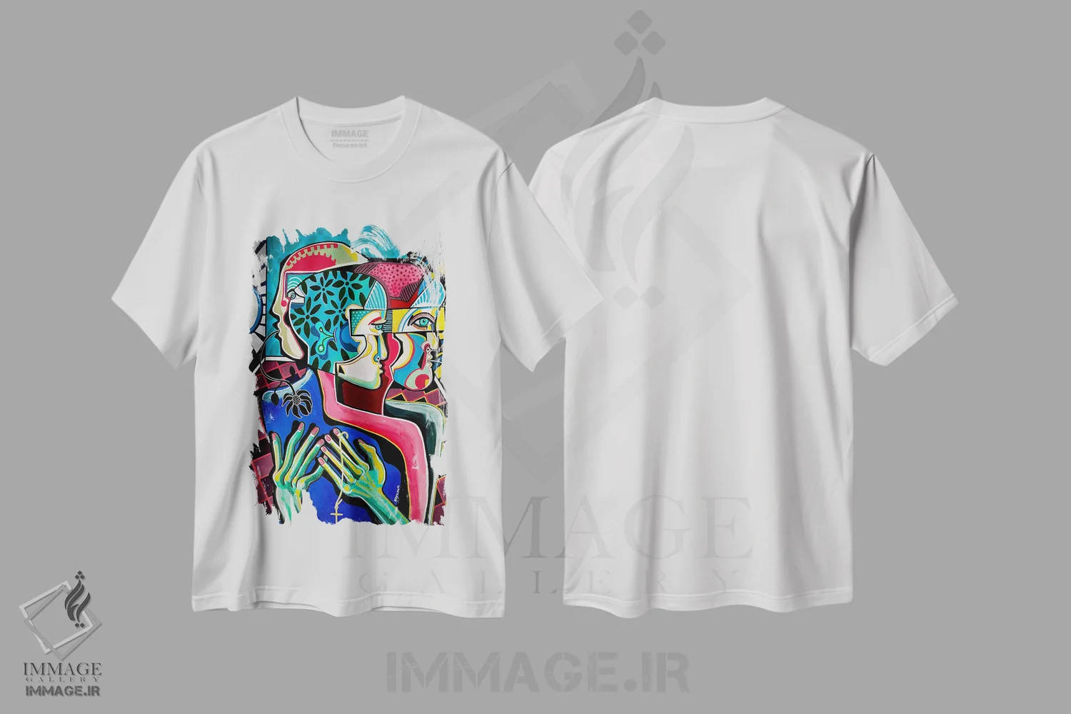 تیشرت سفید طرح دار اندوه، هنر فاخر کلاسیک اثر دیلان گیِل | immage.ir