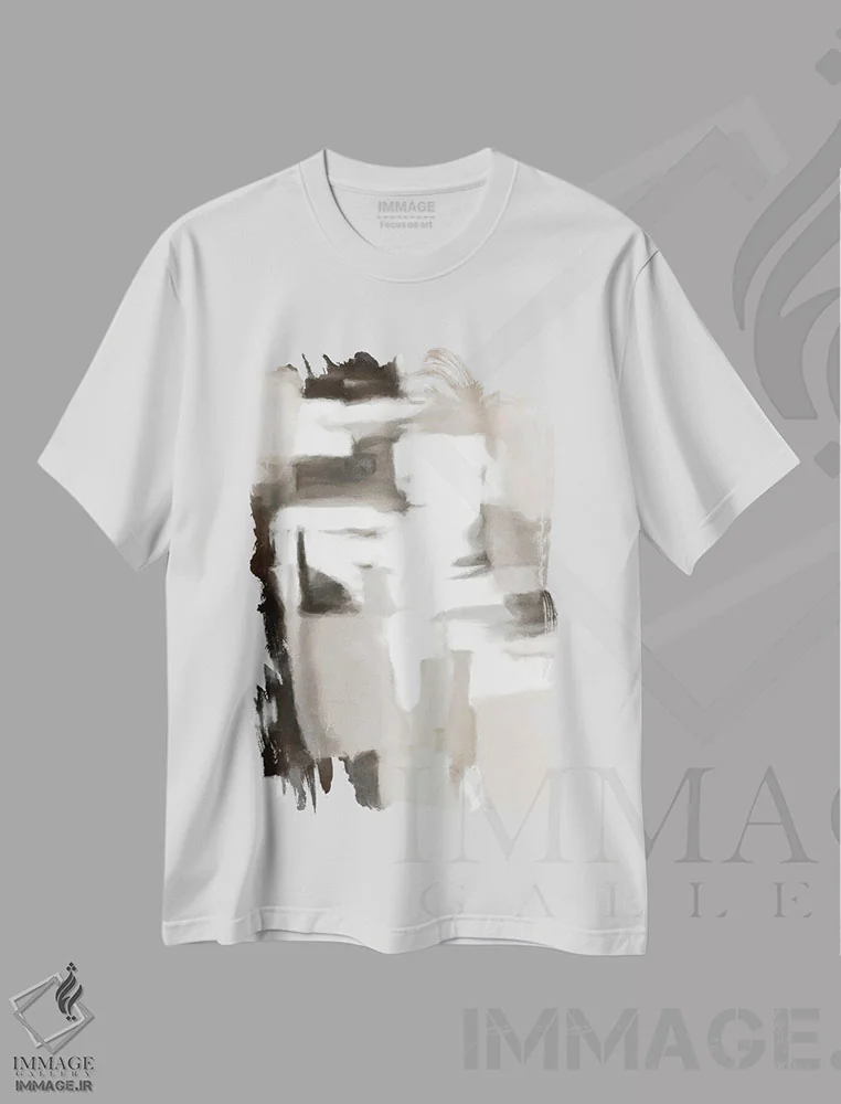 تیشرت سفید طرح دار 抽س ن ۱۱۲۱ اثر رادیانا کریستوا | immage.ir