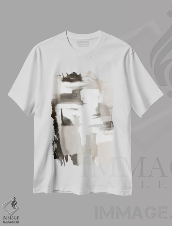 تیشرت سفید طرح دار 抽س ن ۱۱۲۱ اثر رادیانا کریستوا | immage.ir