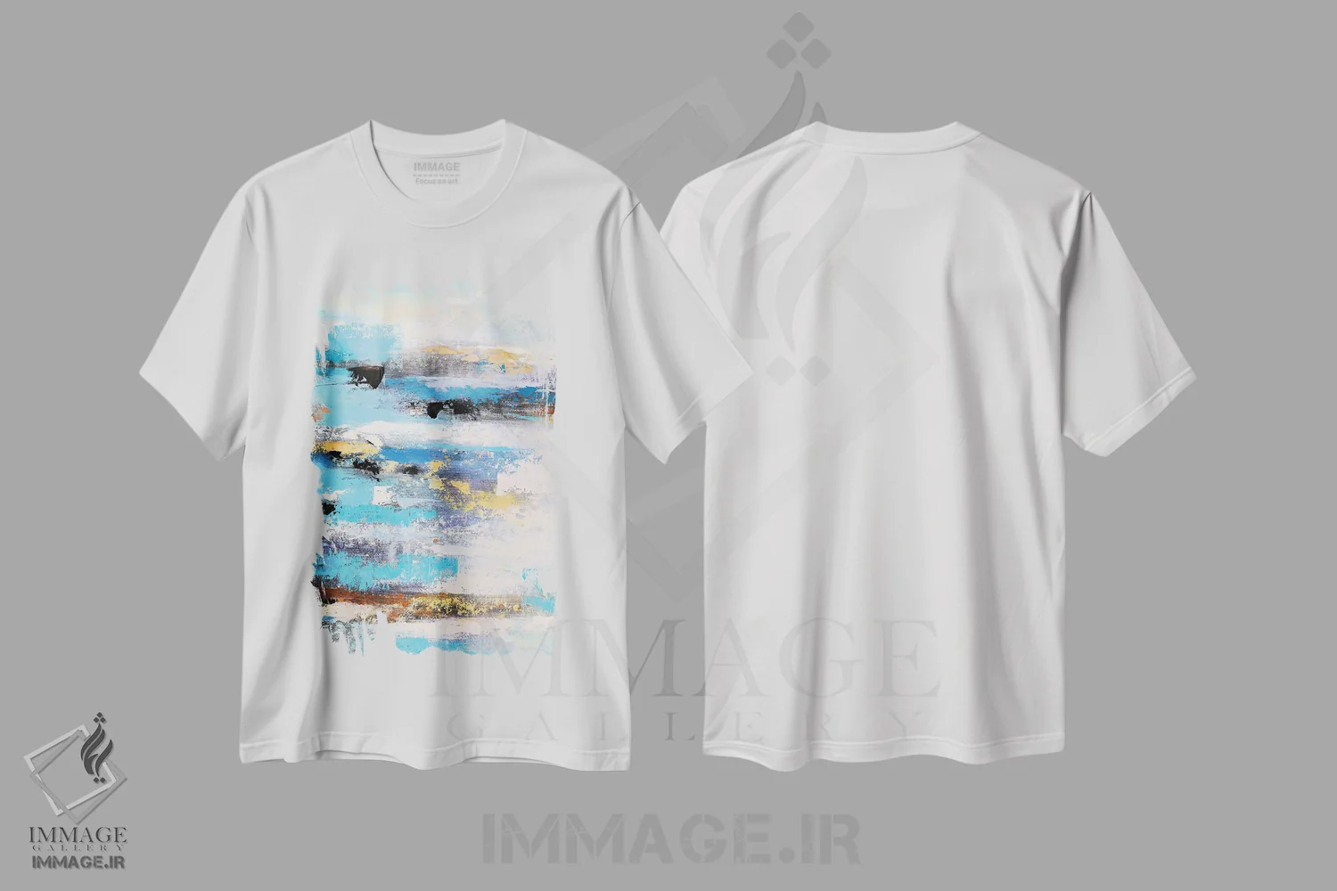 تیشرت سفید طرح دار منظرهٔ抽س ن اثر رادیانا کریستوا | immage.ir