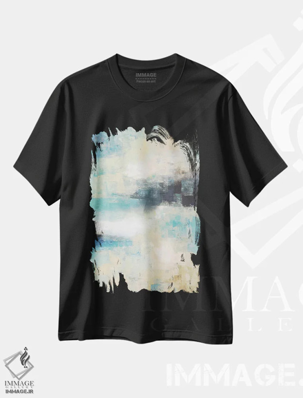 تیشرت مشکی طرح دار خاطرات دو اثر رادیانا کریستوا | فروشگاه ایماژ
