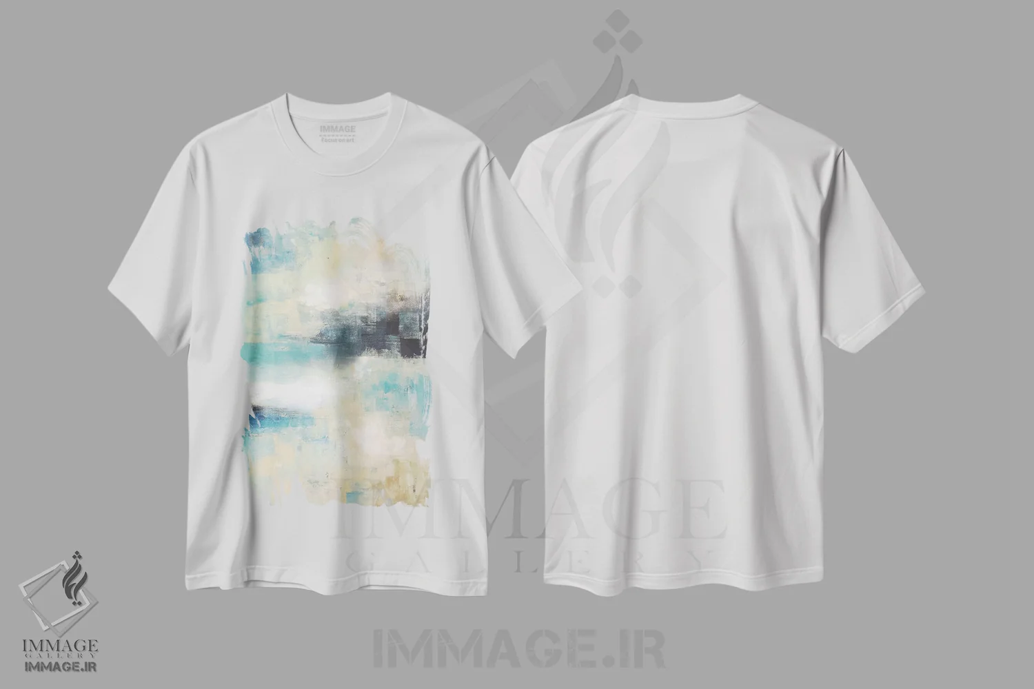 تیشرت سفید طرح دار خاطرات دو اثر رادیانا کریستوا | immage.ir