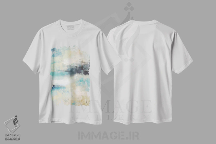 تیشرت سفید طرح دار خاطرات دو اثر رادیانا کریستوا | immage.ir