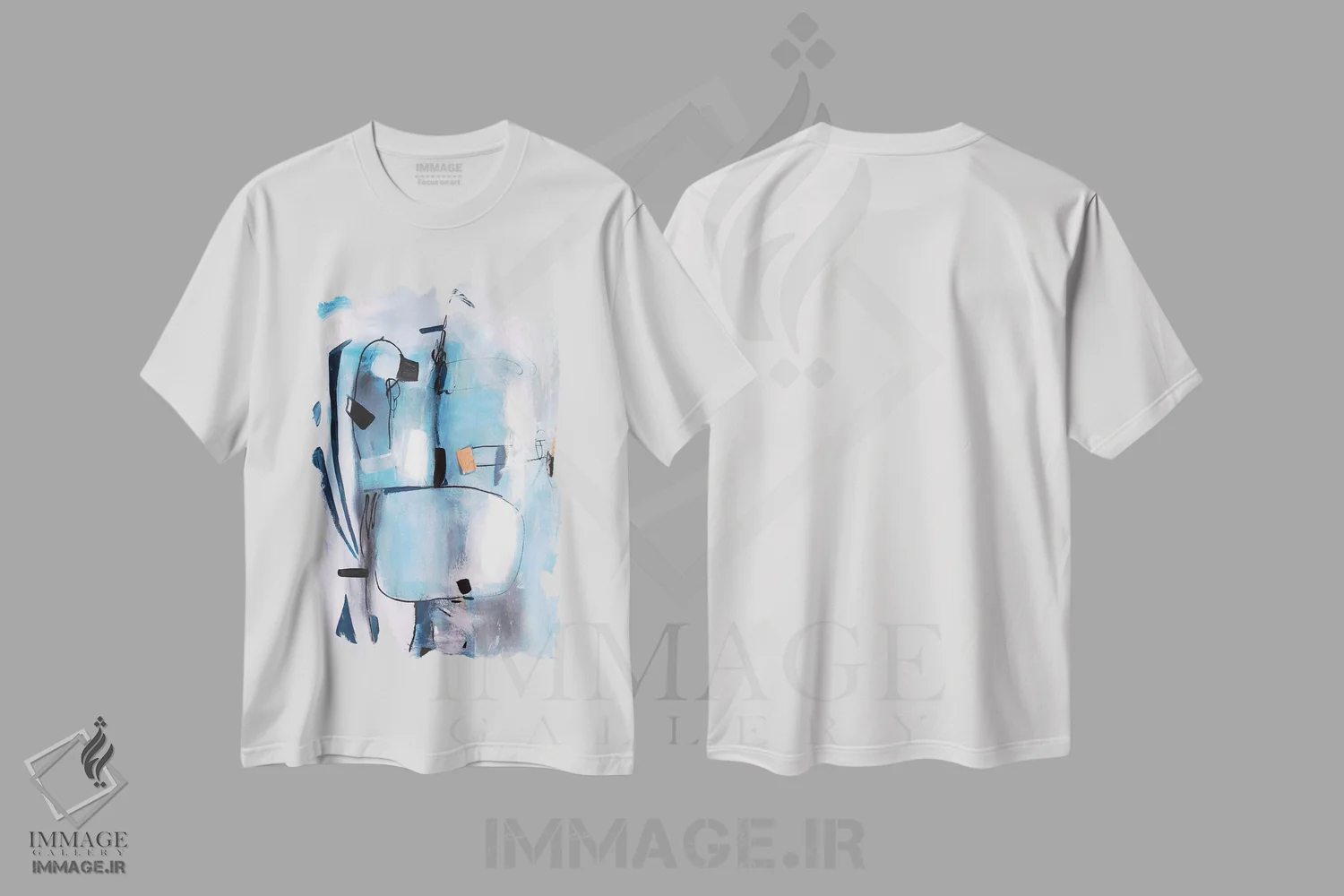 تیشرت سفید طرح دار زیر آب اثر رادیانا کریستوا | فروشگاه ایماژ