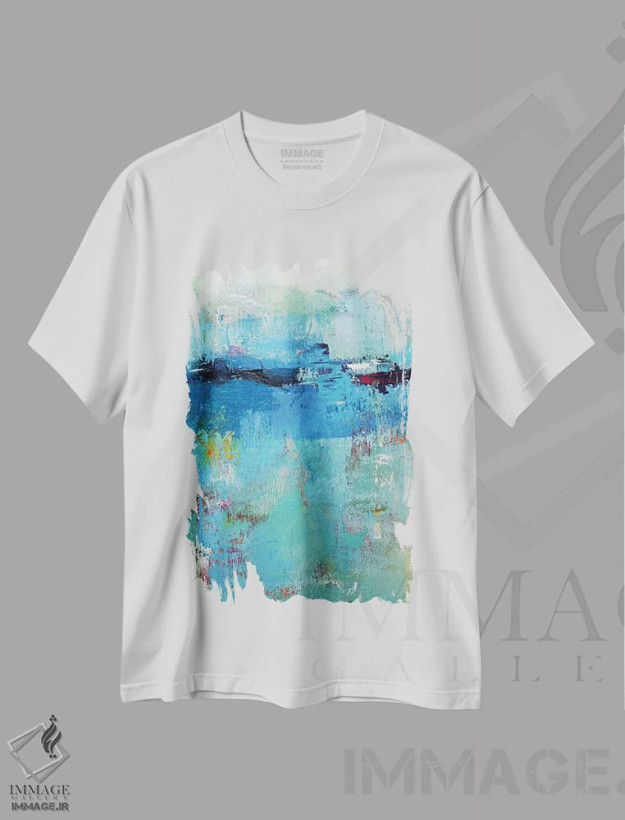 تیشرت سفید طرح دار خاطرات شاد دو اثر رادیانا کریستوا | فروشگاه ایماژ