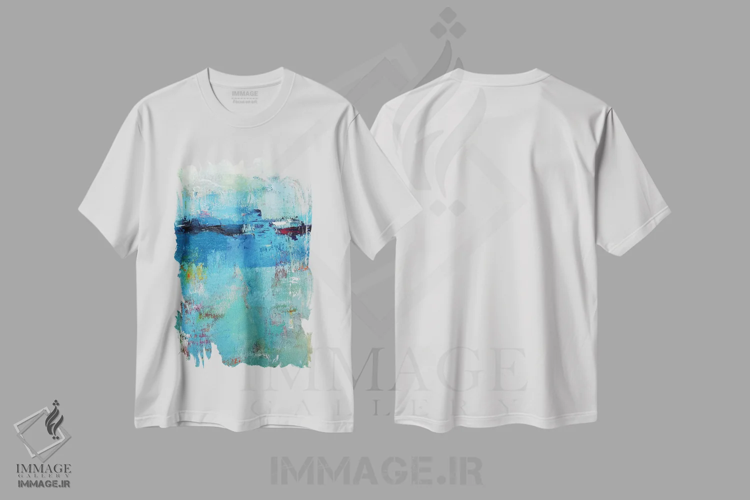 تیشرت سفید طرح دار خاطرات شاد دو اثر رادیانا کریستوا | فروشگاه ایماژ