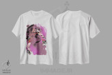 تیشرت سفید طرح دار صورتت را لمس نکن، تزئینی اثر الی عظیزیان | immage.ir
