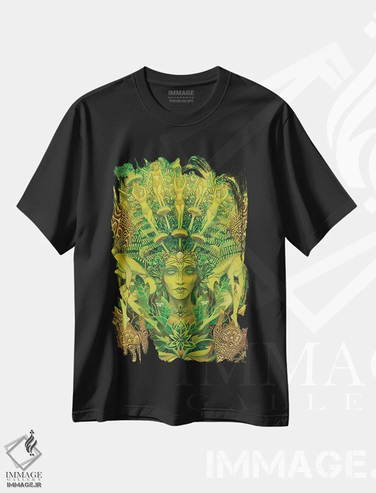 تیشرت مشکی طرح دار درایاد، دکوراسیون جایگزین اثر امیلی بالیوت | immage.ir