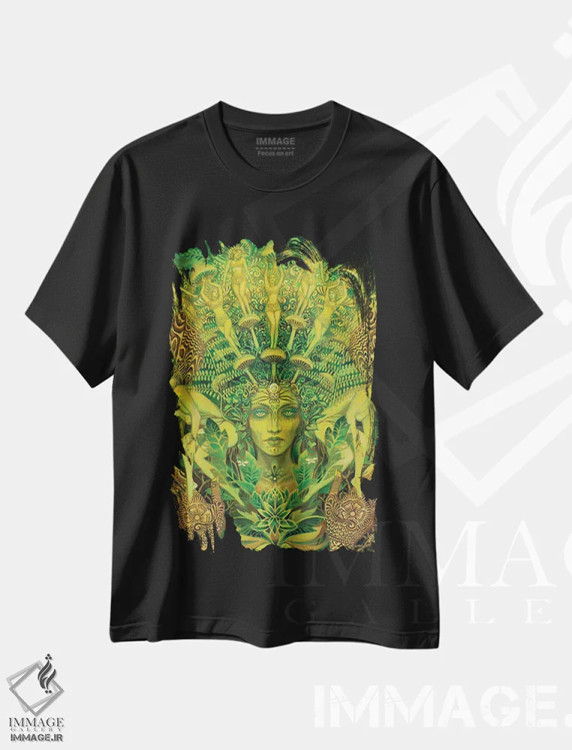 تیشرت مشکی طرح دار درایاد، دکوراسیون جایگزین اثر امیلی بالیوت | immage.ir