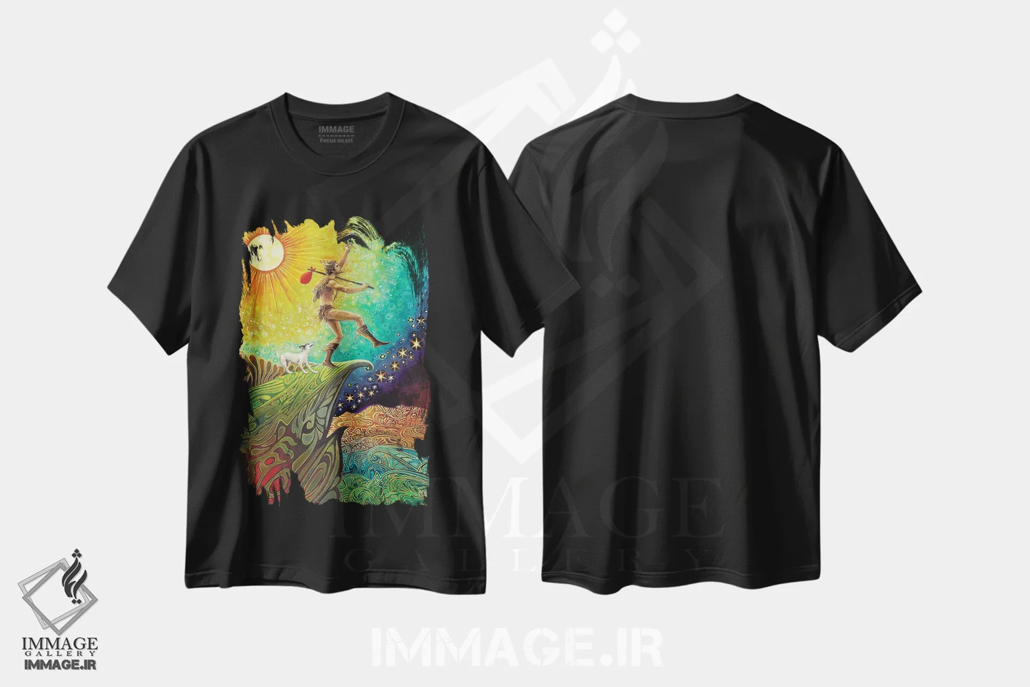 تیشرت مشکی طرح دار نادان، دکوراسیون جایگزین اثر امیلی بالیوت | immage.ir