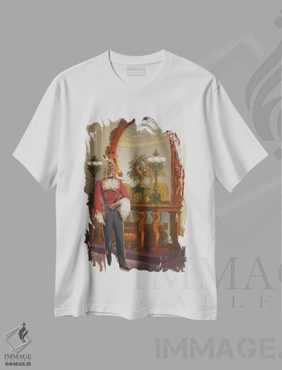 تیشرت سفید طرح دار شب جشن، تزئینی اثر اریکا سی. برادرز | immage.ir