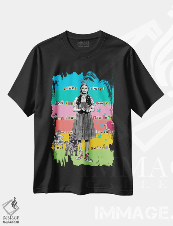 تیشرت مشکی طرح دار تو قدرت داری، هنر دیجیتال اثر اریکا سی. برادرز | immage.ir