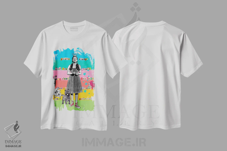 تیشرت سفید طرح دار تو قدرت داری، هنر دیجیتال اثر اریکا سی. برادرز | فروشگاه ایماژ