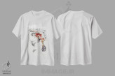 تیشرت سفید طرح دار لوفی، دکوراسیون جایگزین اثر ریک سنتنو | immage.ir