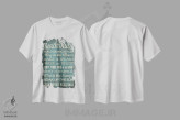 تیشرت سفید طرح دار قوانین ساحلی، دکور ساحلی اثر ارین کلارک | immage.ir