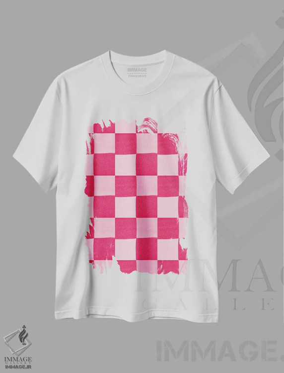 تیشرت سفید طرح دار شکوفا از شادی، تزئینی اثر امیلی کرامول | فروشگاه ایماژ