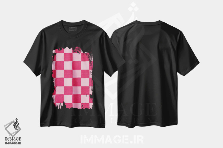 تیشرت مشکی طرح دار شکوفا از شادی، تزئینی اثر امیلی کرامول | immage.ir