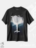 تیشرت مشکی طرح دار نورافشانی، هنر دیجیتال اثر انکل دیکا | immage.ir