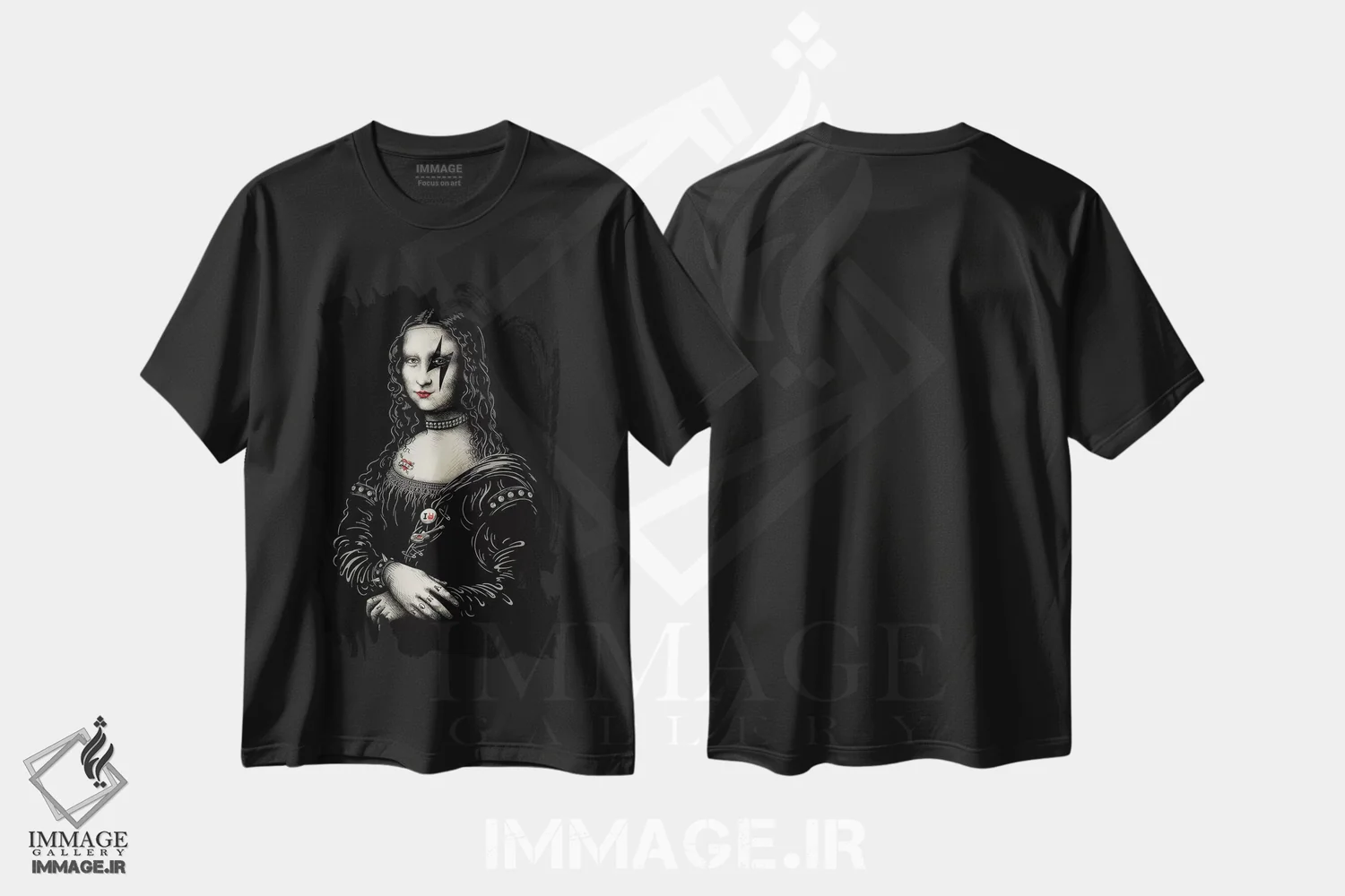 تیشرت مشکی طرح دار رنسانس راک، دکوراسیون جایگزین اثر انکل دیکا | immage.ir