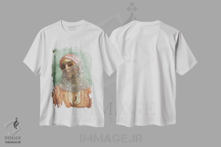 تیشرت سفید طرح دار زیبایی ۳، هنر دیجیتال اثر آرت اله | immage.ir