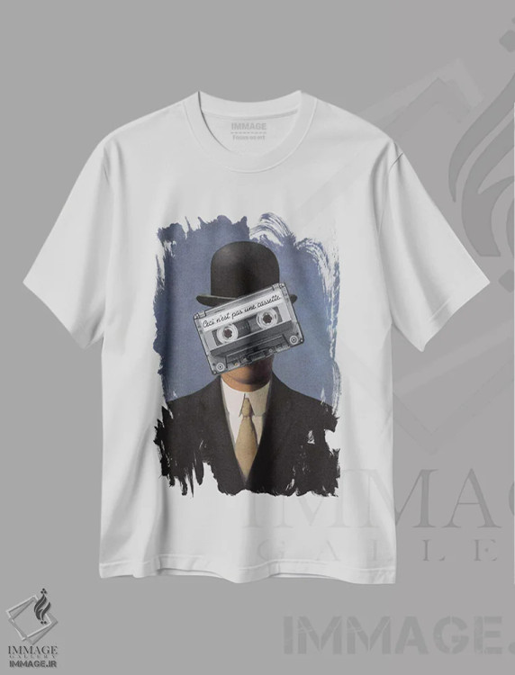 تیشرت سفید طرح دار این نوار نیست، هنر دیجیتال اثر آرت اله | فروشگاه ایماژ